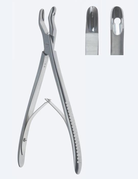 Зажими, хірургічні, для захисту свердління отворів, загальна довжина 205 мм, 8 1/8". Бренд - Asanus Medizintechnik Gmb, Німеччина